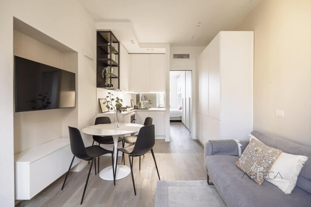 2 Soggiorno Via Sottocorno Milano ABITECA - Via Pasquale Sottocorno 5/A